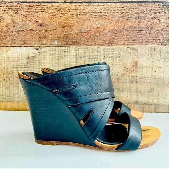 Rag & Bone Shaw Mules In Black - Picture 4 of 9